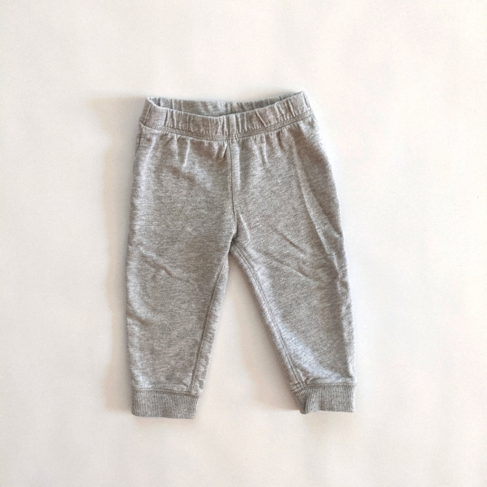 Carter's Gray Sweatpants 12 Months 100% Cotton Unisex